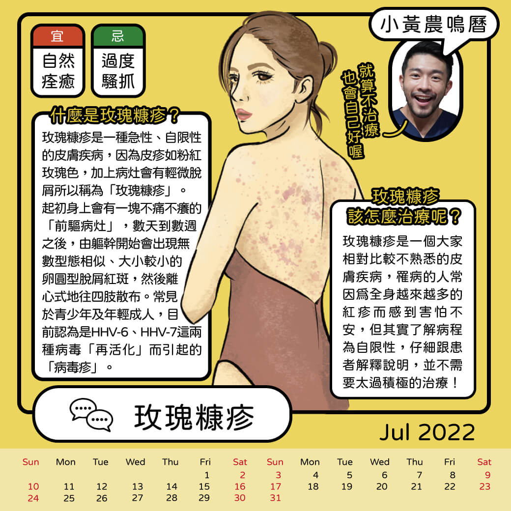 Read more about the article 什麼是玫瑰糠疹？