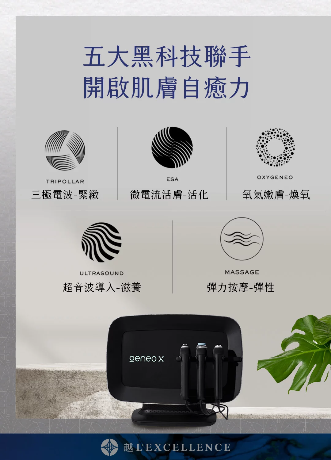 GeneoX 氧氣嫩膚 醫美保養 毛孔細緻 抗老療程 越診所 Mb03